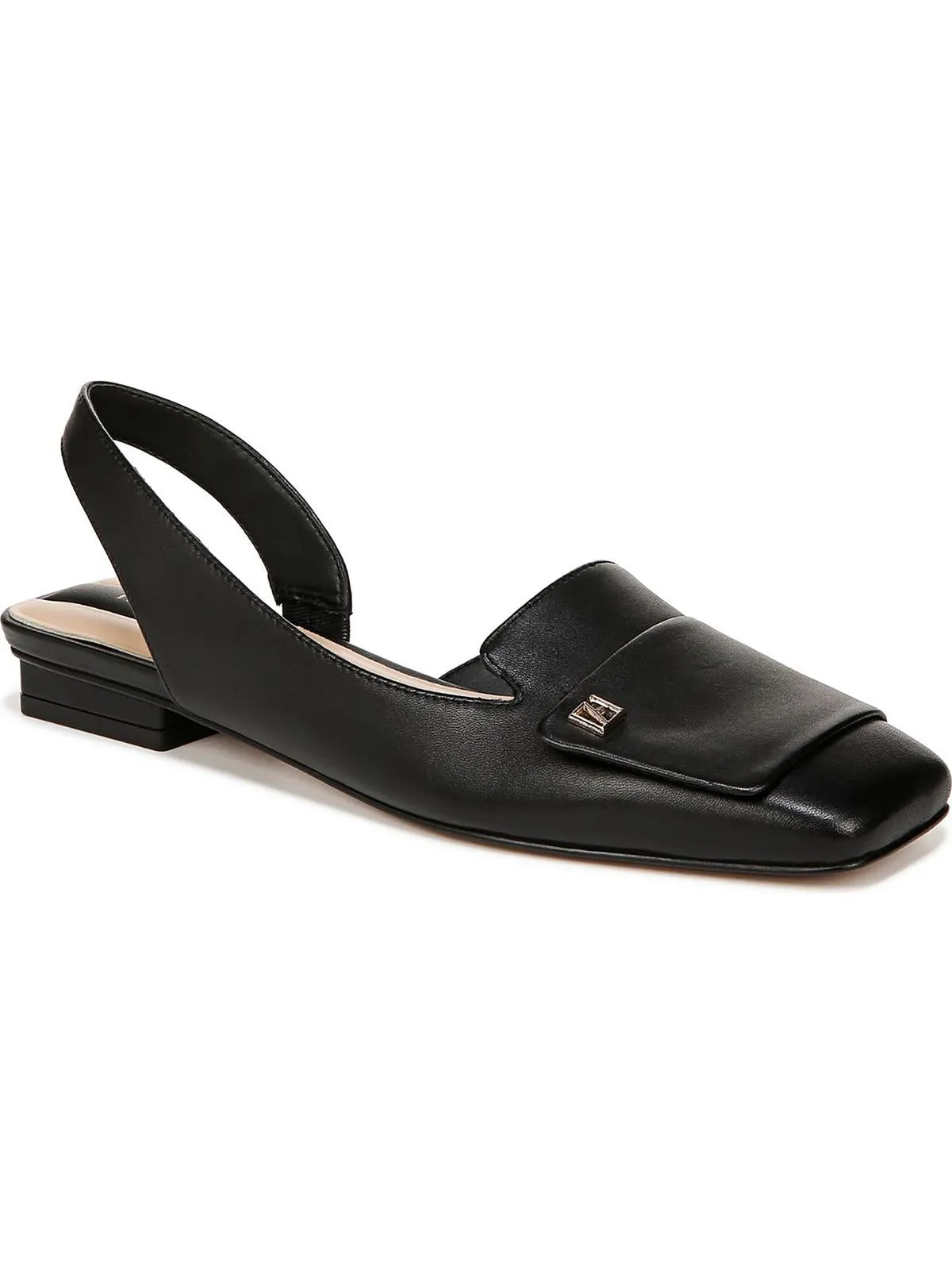 Teagan Womens Leather Square Toe D'Orsay