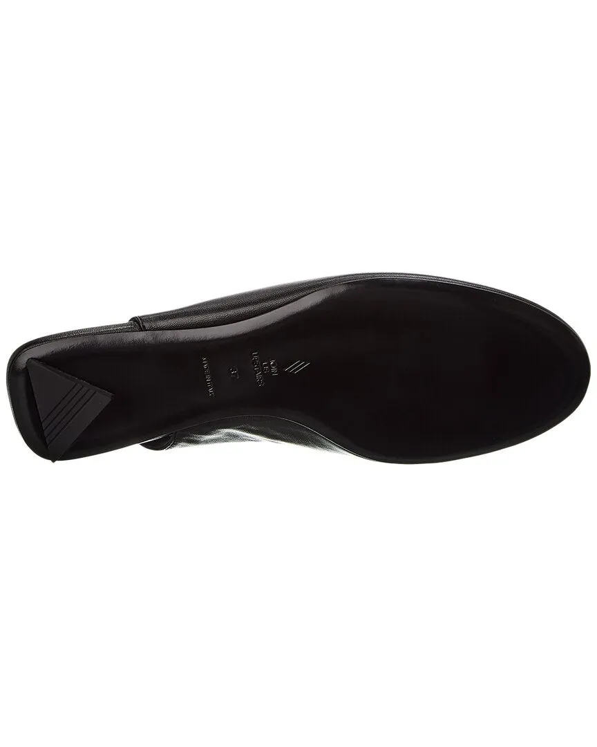 The Attico Cloe Leather Ballet Flat