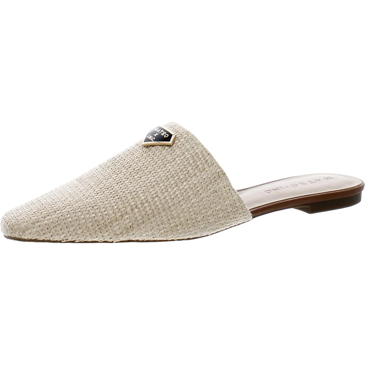 The Negril Flats Womens Woven Slip On Slip On Shoes