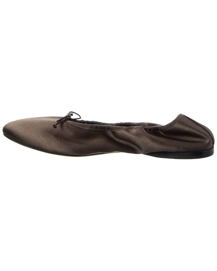 The Row Awar Silk Ballet Flat
