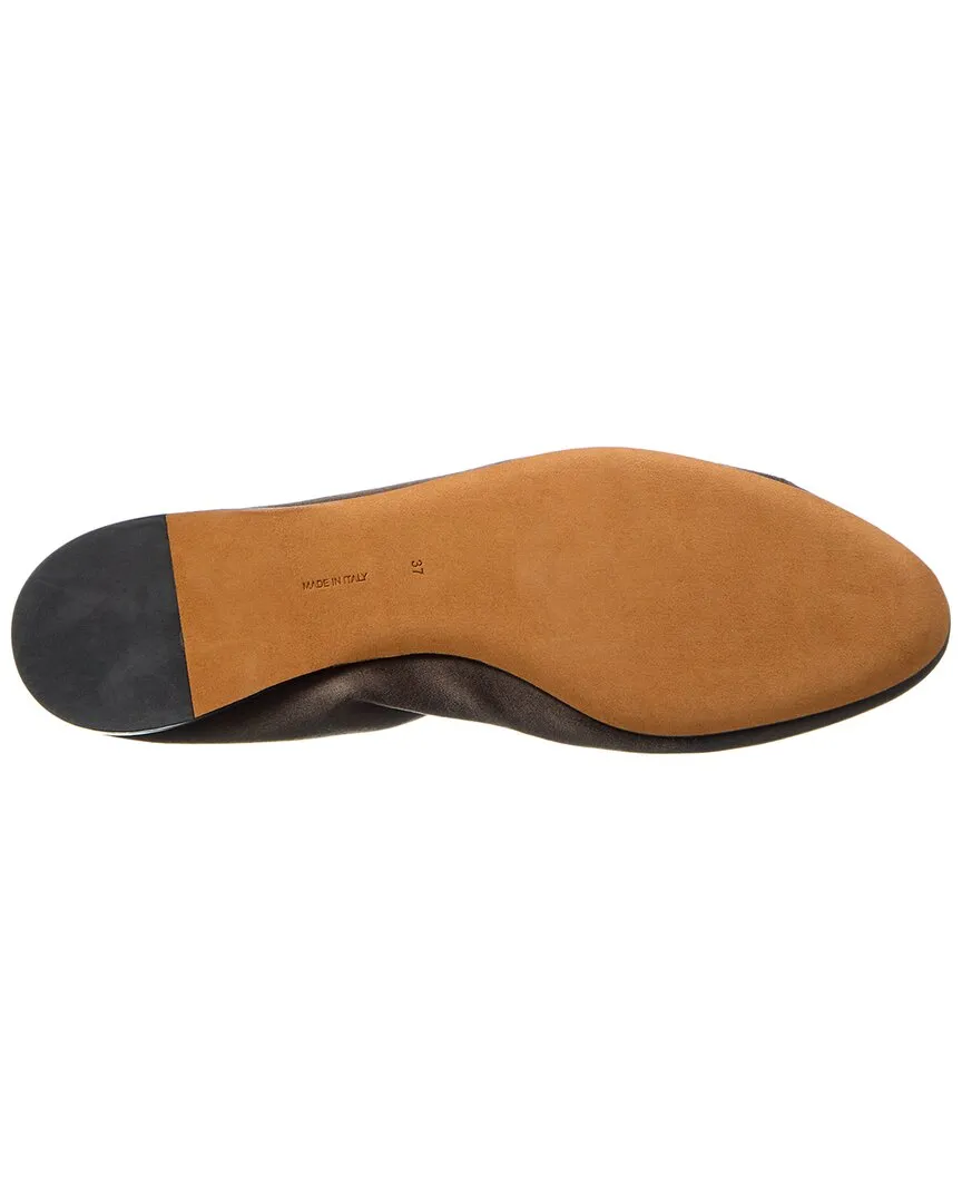 The Row Awar Silk Ballet Flat
