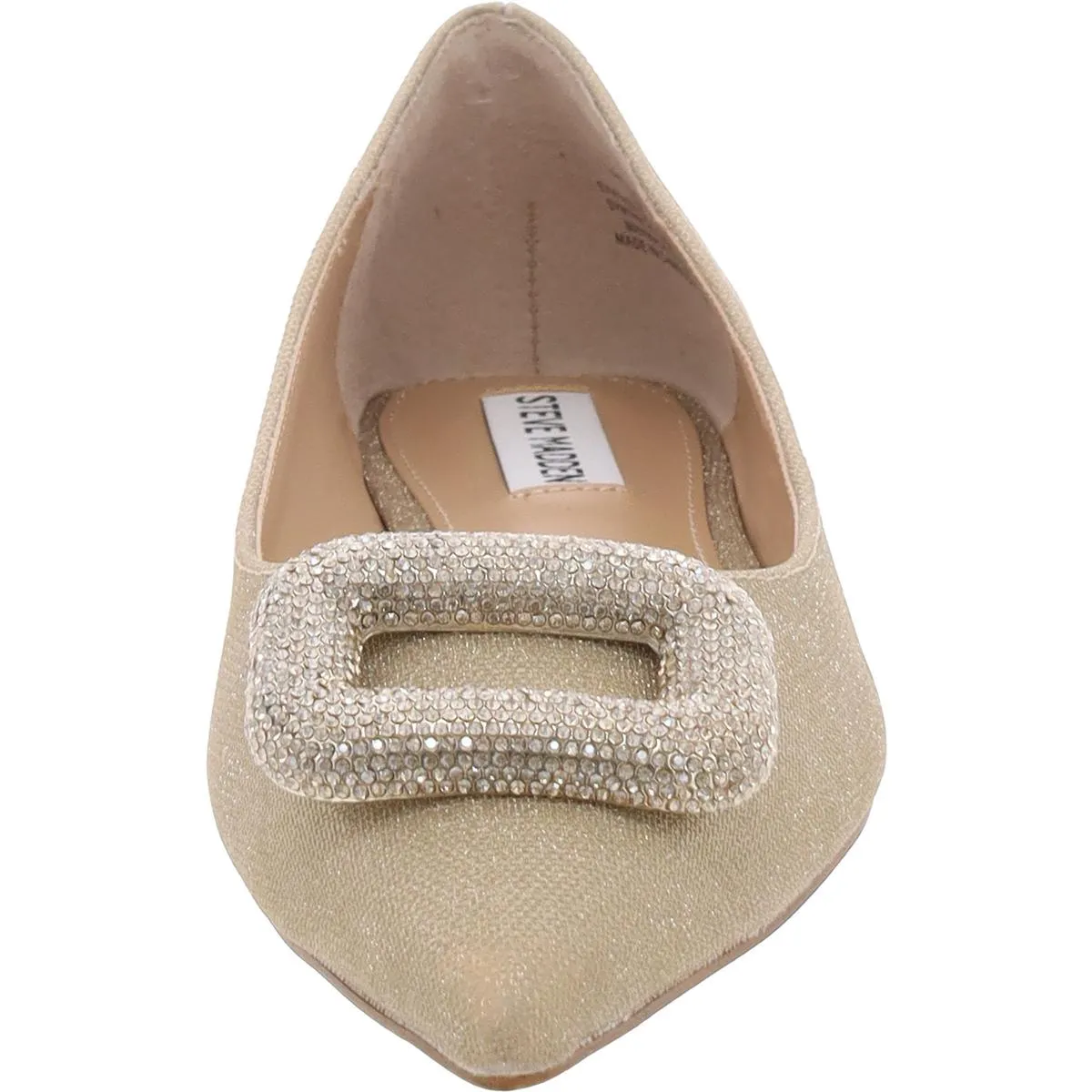 Tink Womens Embellished Rhinestone Ballet Flats