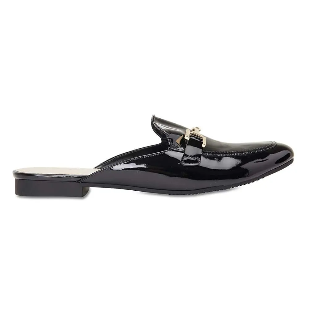 Titan Slide in Black Patent