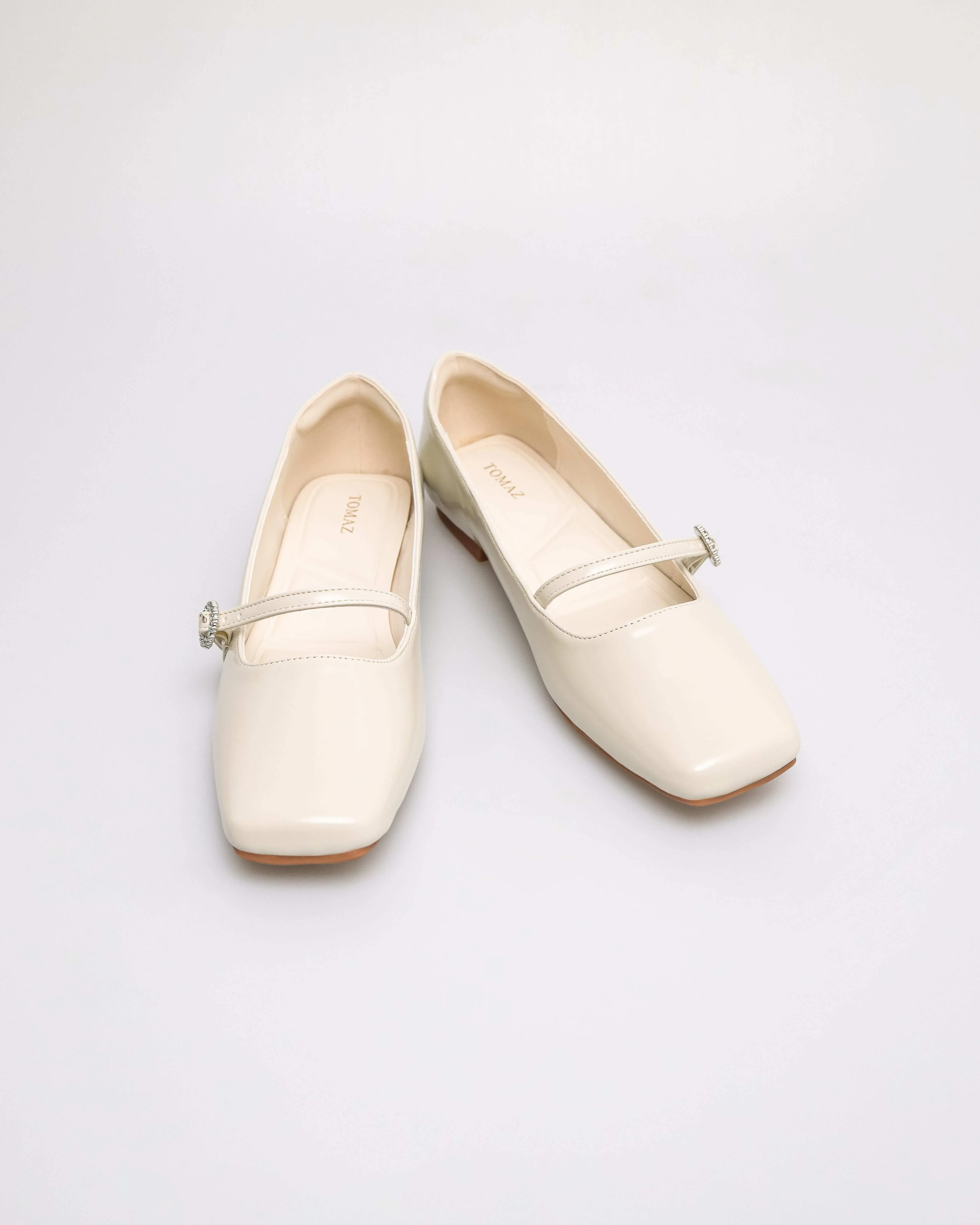 Tomaz FL093 Ladies Crystal Bloom Flats