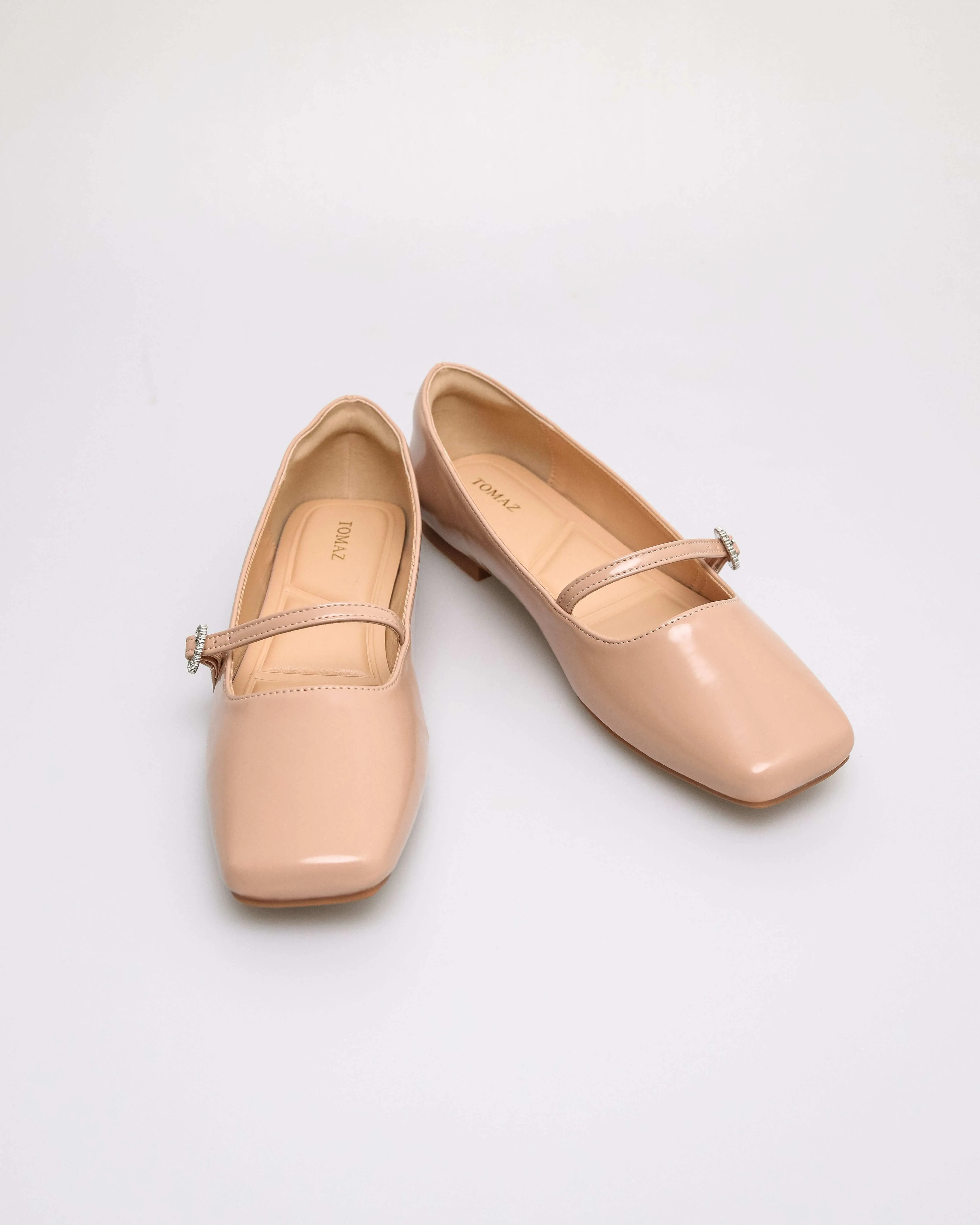 Tomaz FL093 Ladies Crystal Bloom Flats