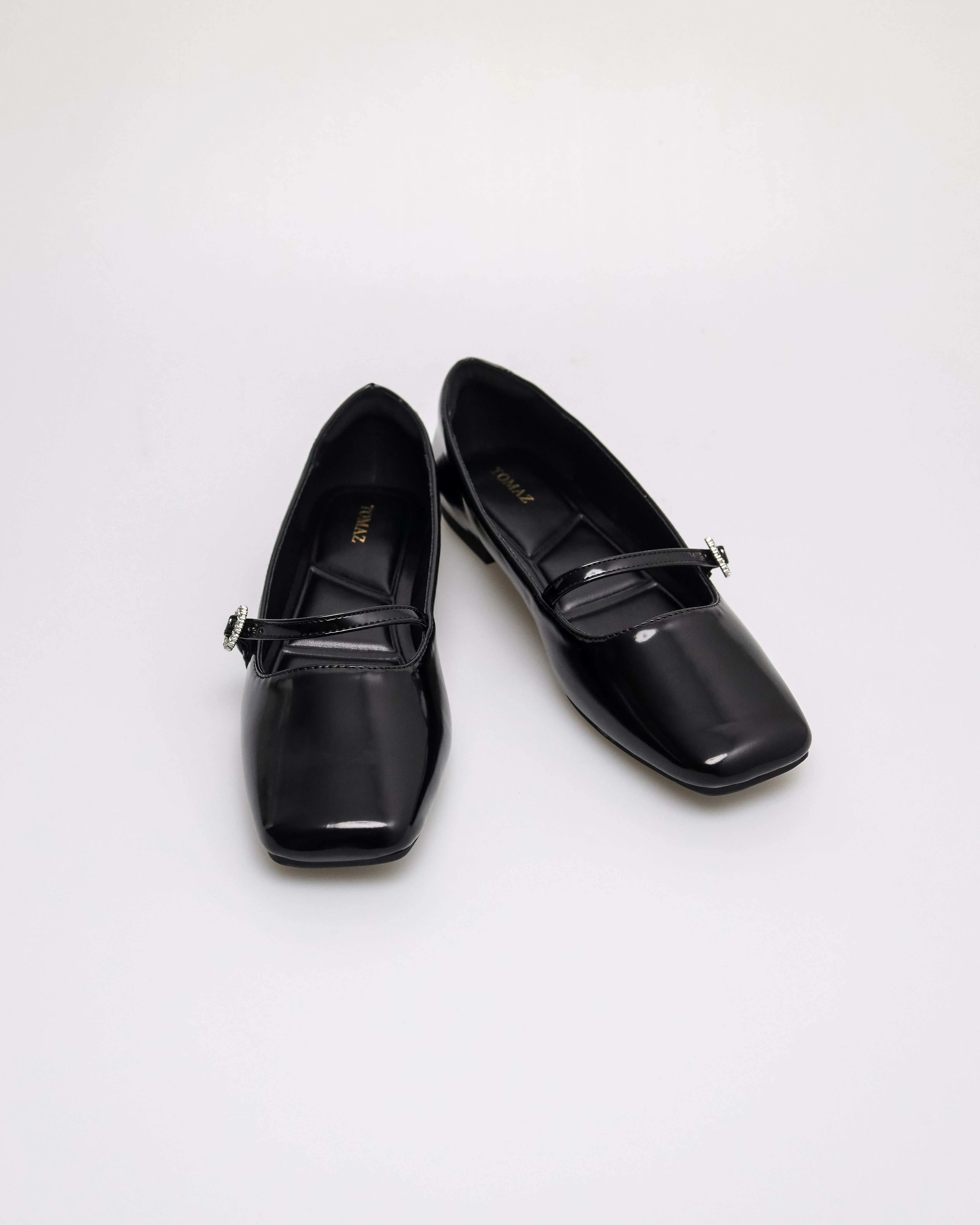 Tomaz FL093 Ladies Crystal Bloom Flats
