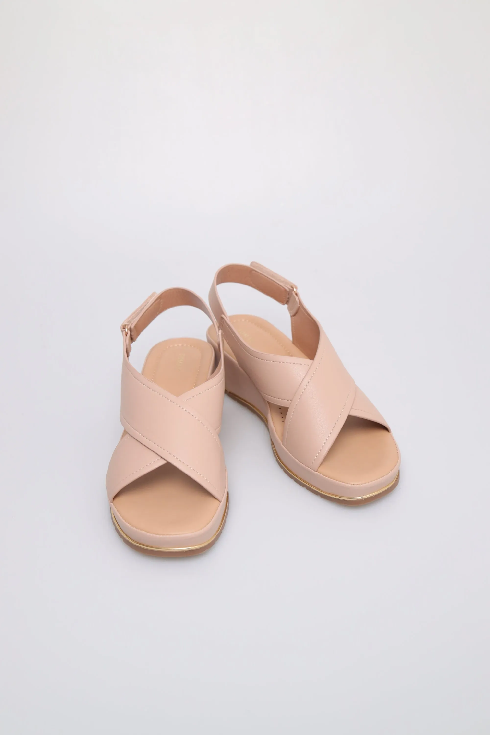 Tomaz NN325 Ladies Double Cross Strap Sandal