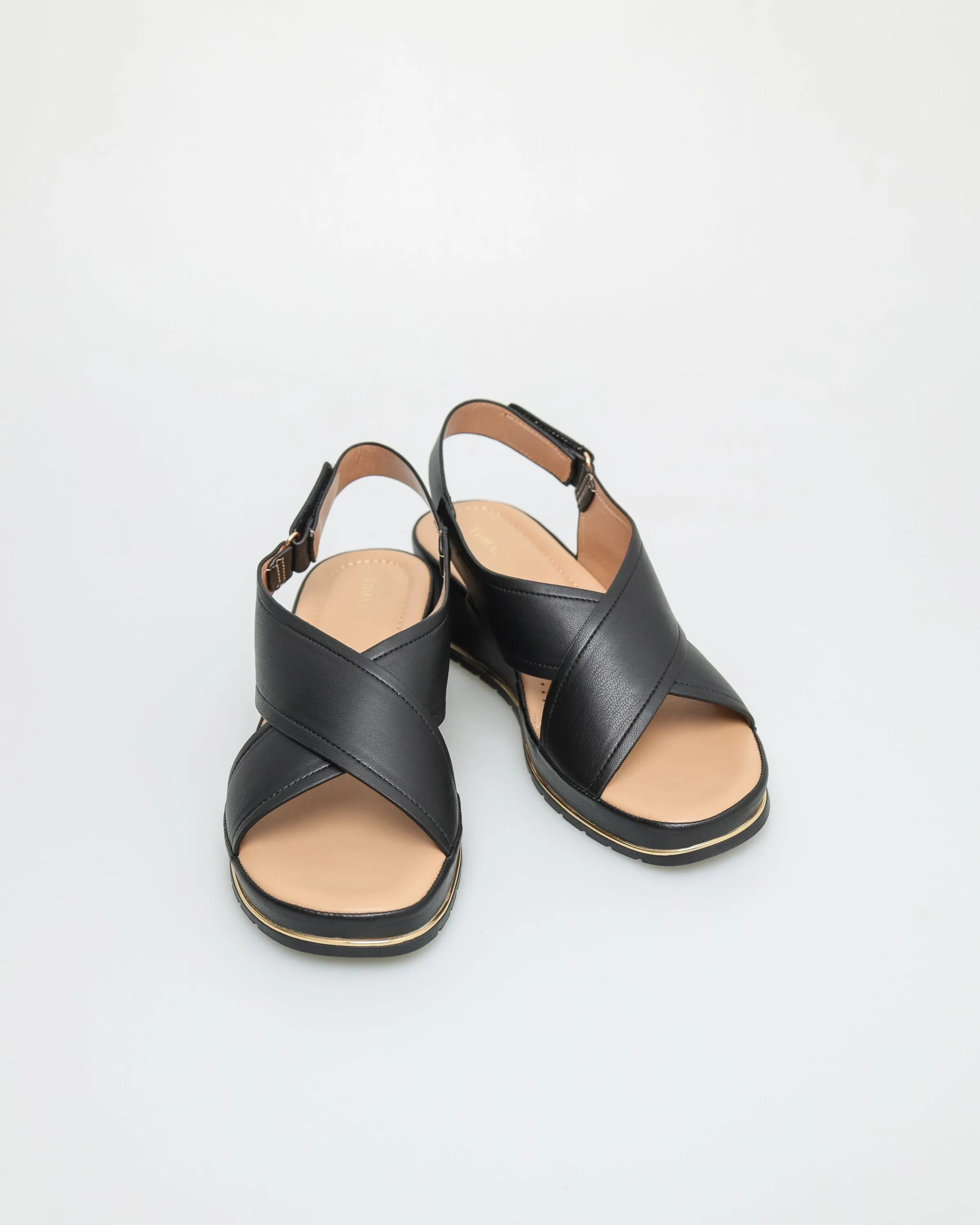 Tomaz NN325 Ladies Double Cross Strap Sandal
