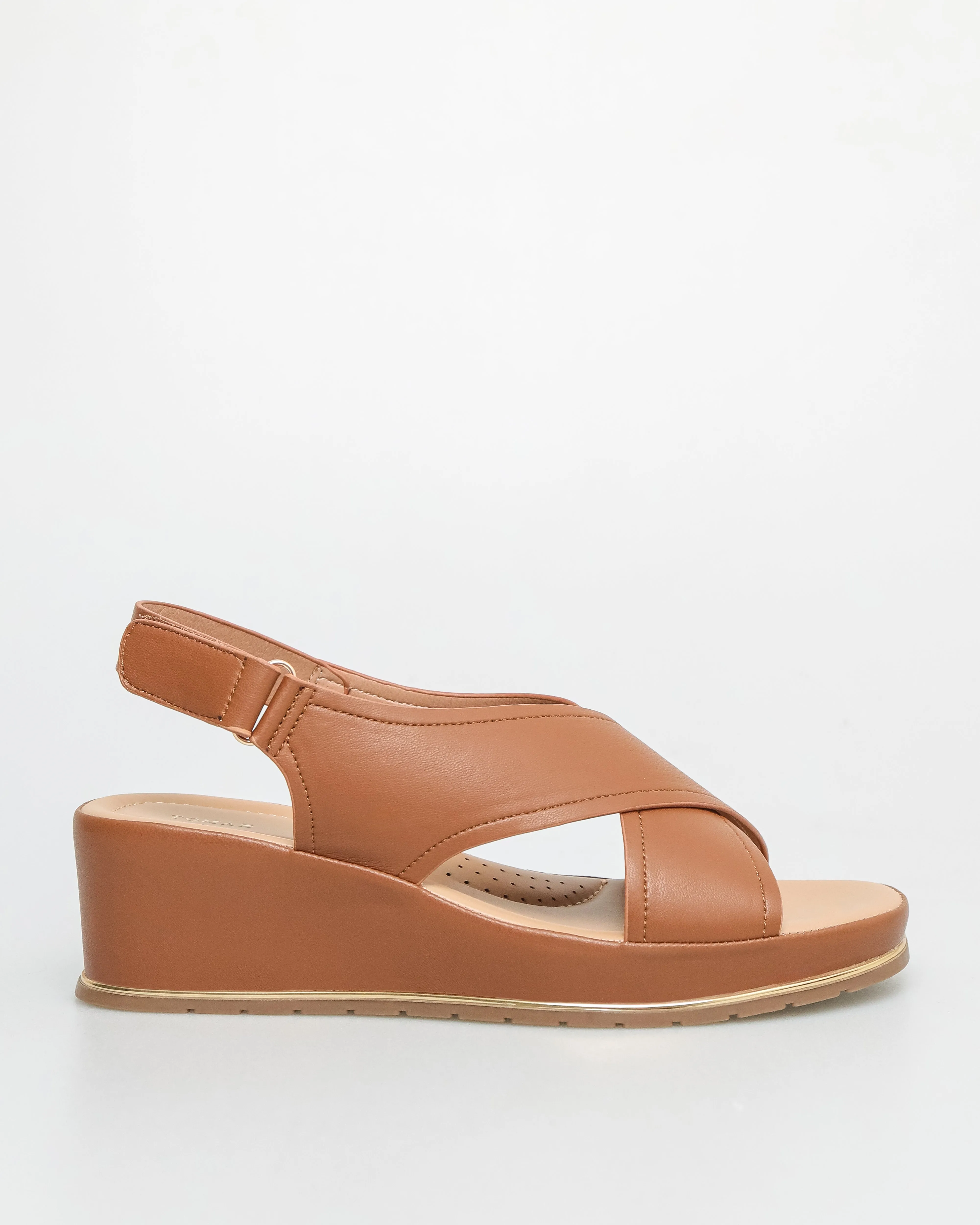 Tomaz NN325 Ladies Double Cross Strap Sandal