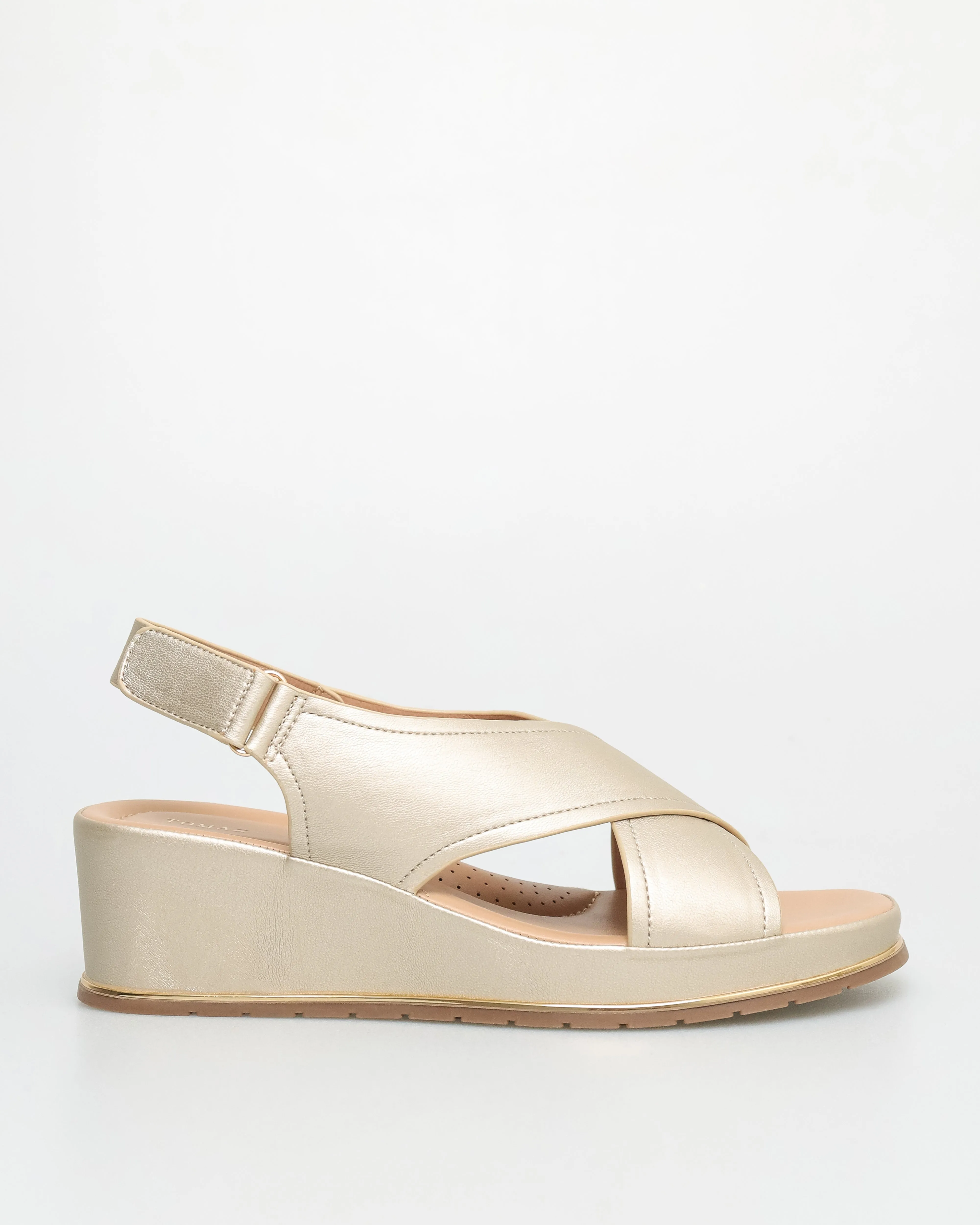 Tomaz NN325 Ladies Double Cross Strap Sandal