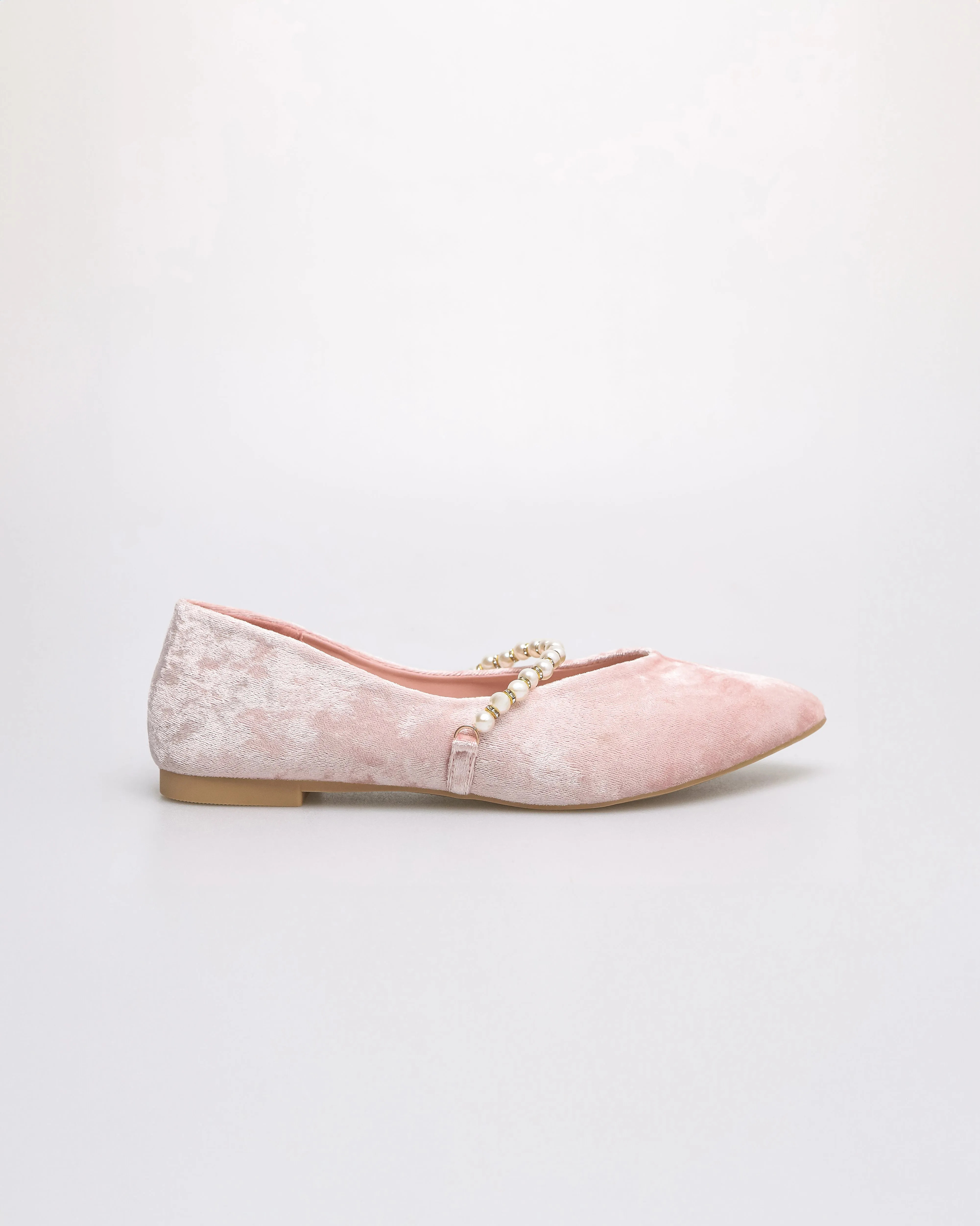 Tomaz YX191 Ladies Textured Pearl Flats