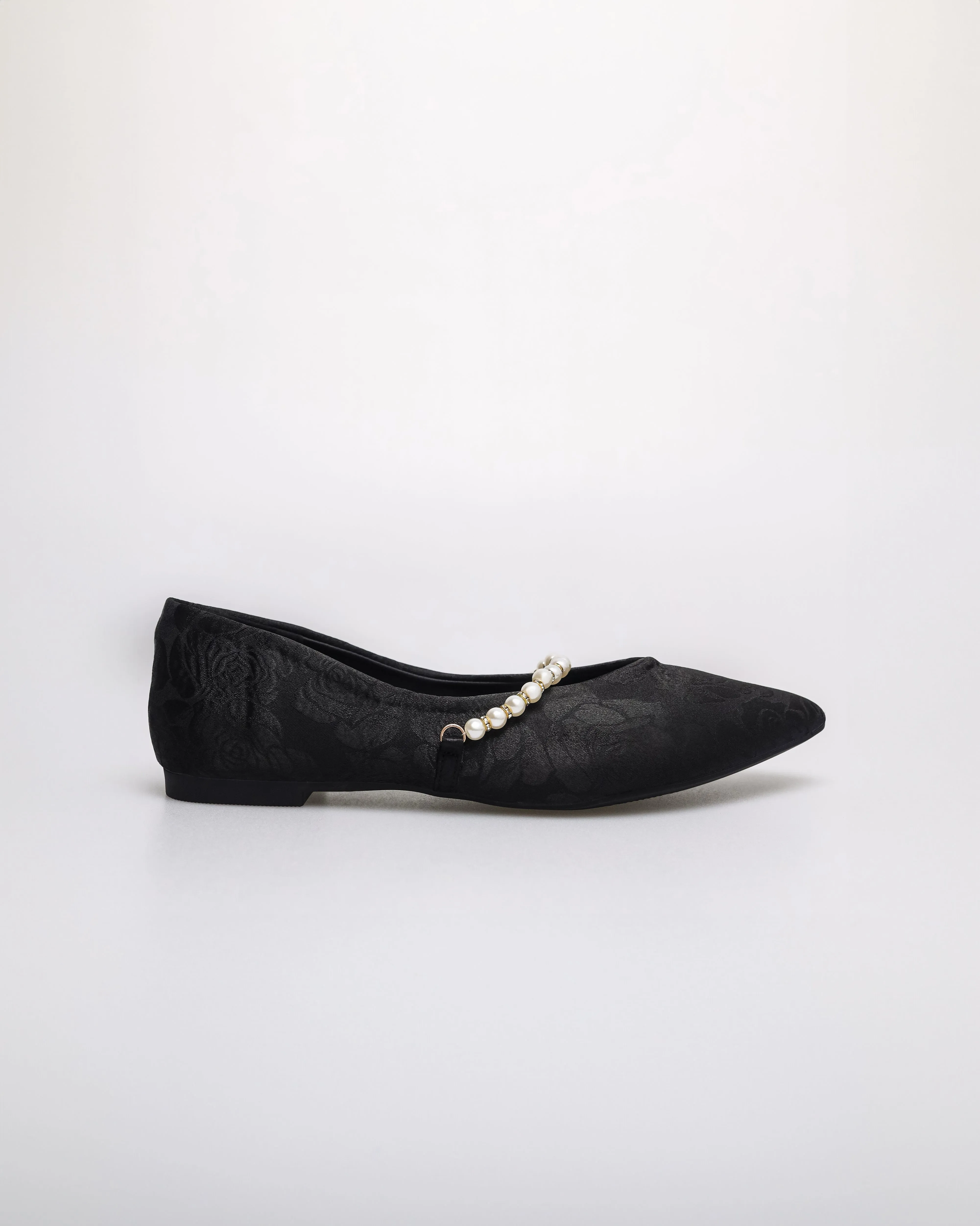 Tomaz YX192 Ladies Floral Pearl Flats