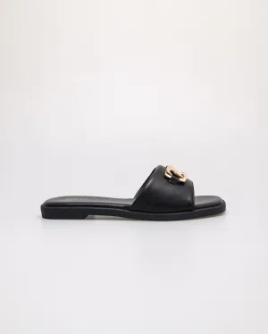 Tomaz YX223 Ladies Golden Bond Flats (Black)