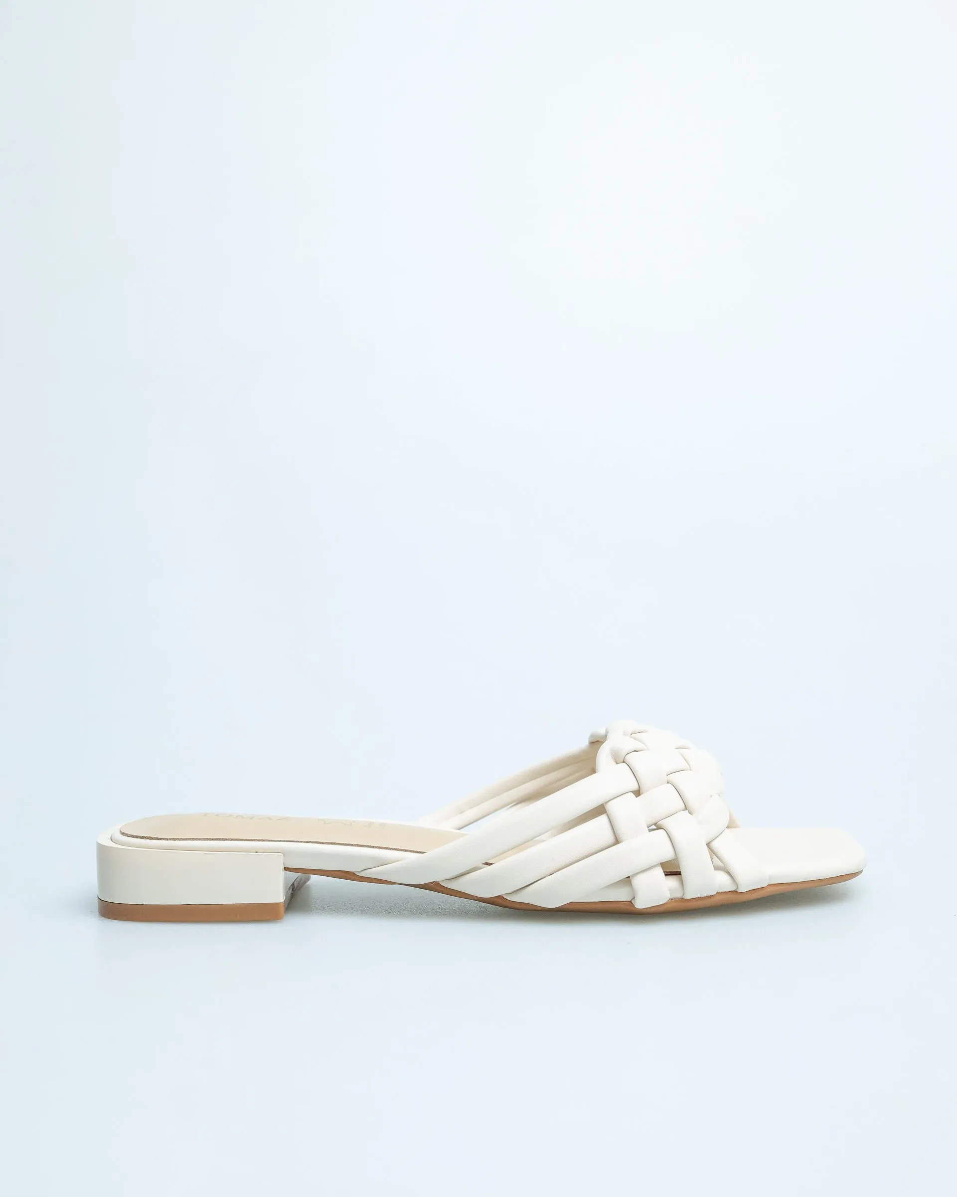 Tomaz YX55 Ladies Braided Strap Sandals (Beige)