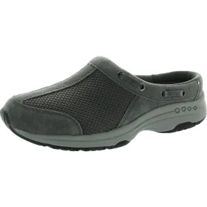 Travelport 142 Womens Mesh Inset Suede Mules