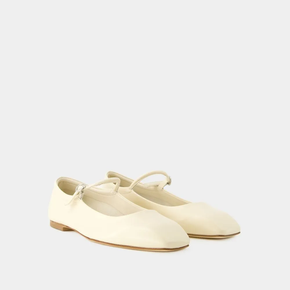 Uma Ballerinas - Leather - Beige