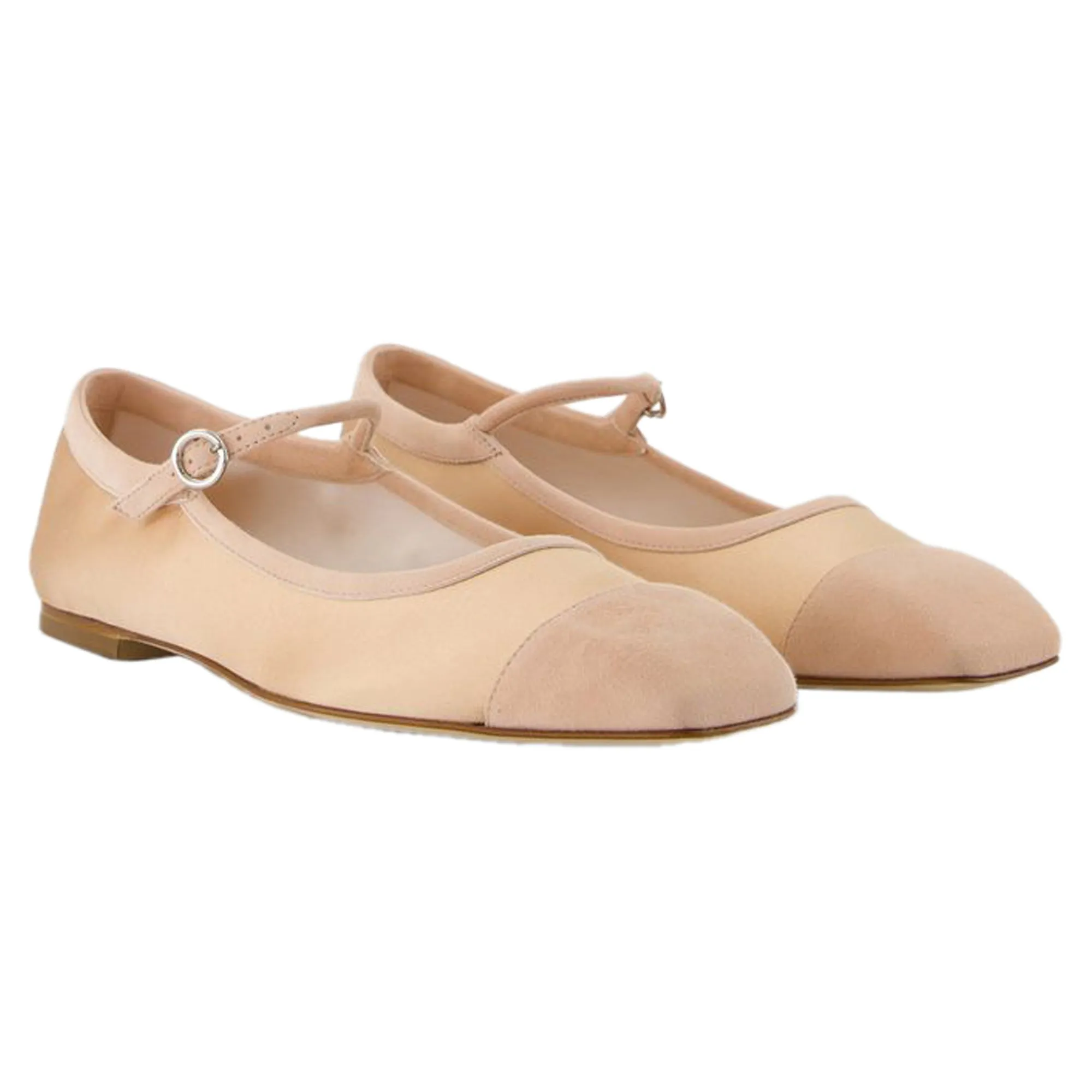 Uma Cap Ballerinas - Aeyde - Satin - Gold