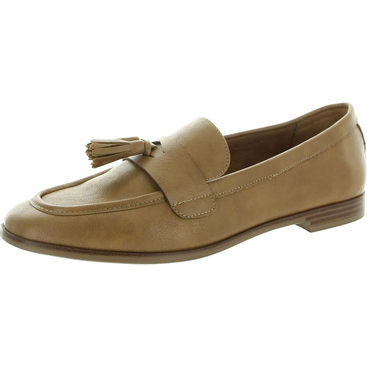 Utahh Womens Faux Leather Tassel Loafers