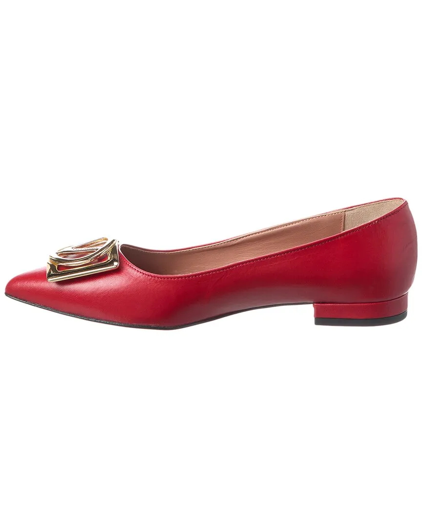 Valentino by Mario Valentino Flora Leather Flat