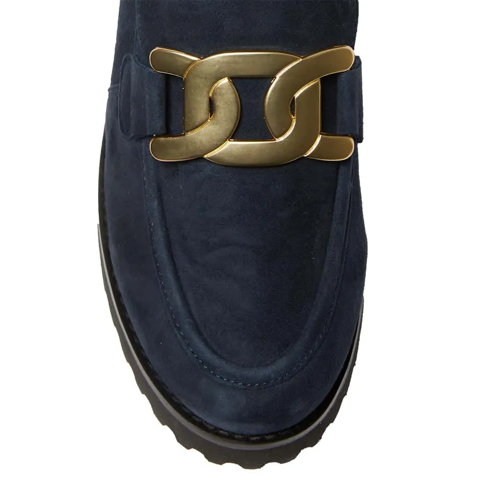 Valley Loafer in Navy Suede