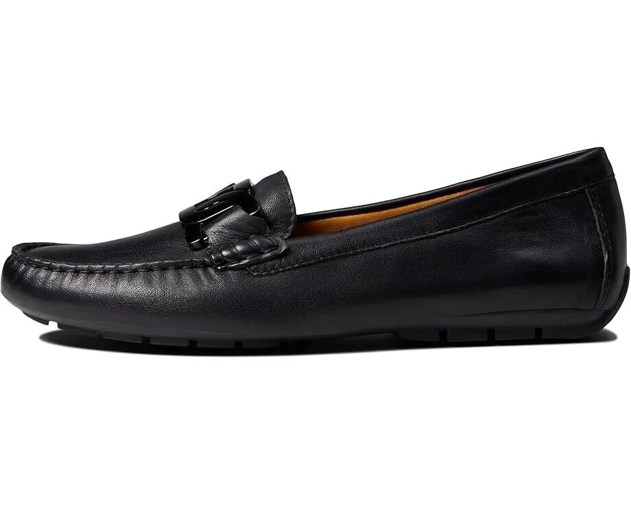 Vaneli Aiker Driving Loafer Womens 9 Black Glove Soft Nappa Moc Toe Shoe ZPO1532 (Black,9)