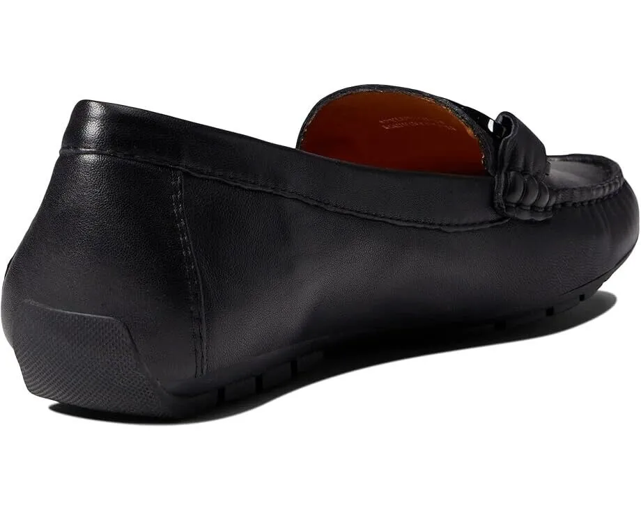 Vaneli Aiker Driving Loafer Womens 9 Black Glove Soft Nappa Moc Toe Shoe ZPO1532 (Black,9)