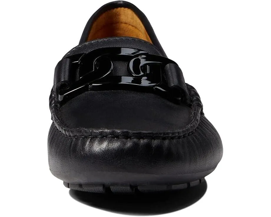 Vaneli Aiker Driving Loafer Womens 9 Black Glove Soft Nappa Moc Toe Shoe ZPO1532 (Black,9)