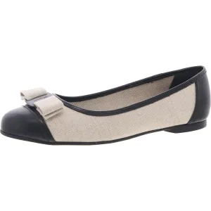 Varina Sun Womens Toe Cap Ballet Flats