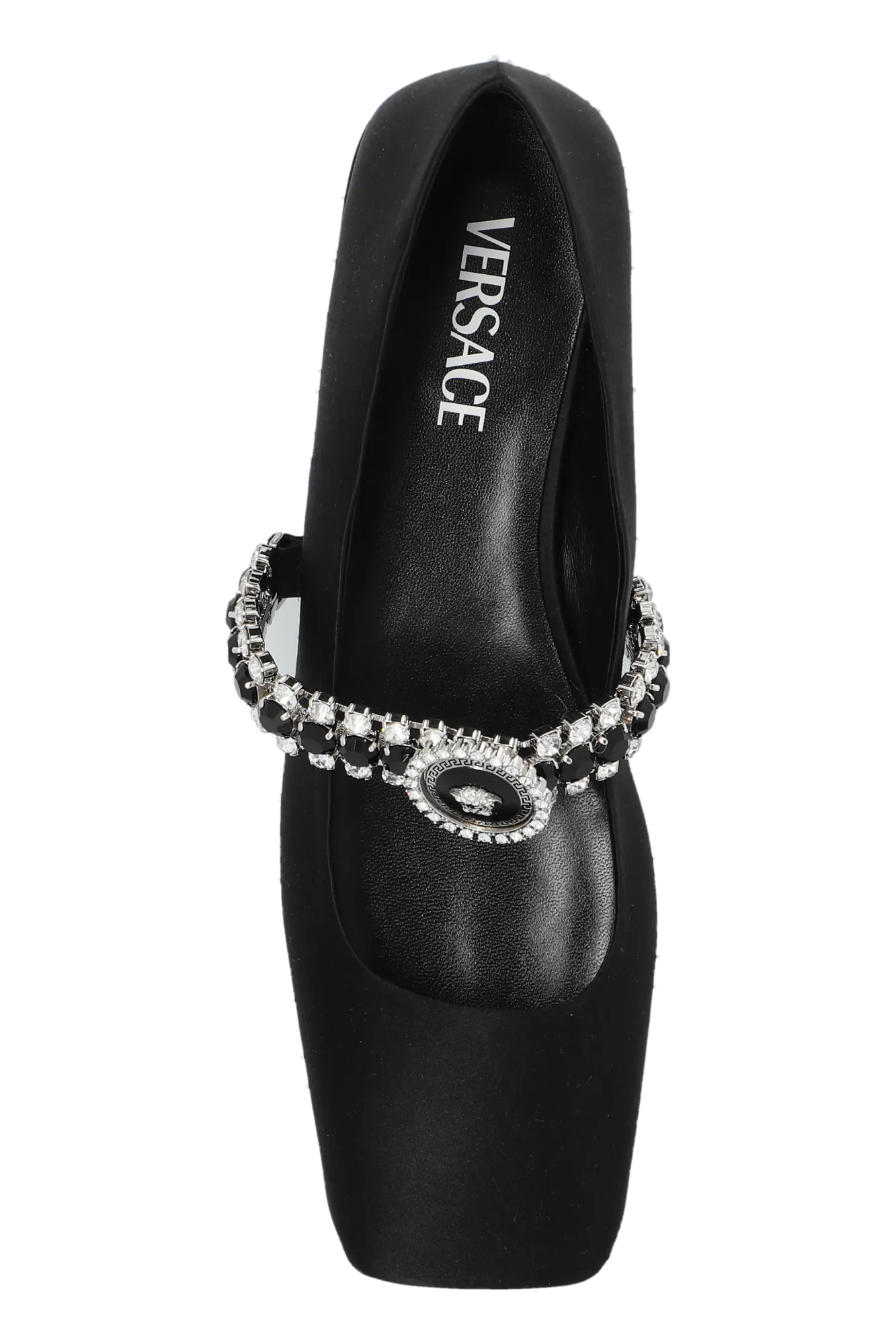 Versace Satin Ballerinas