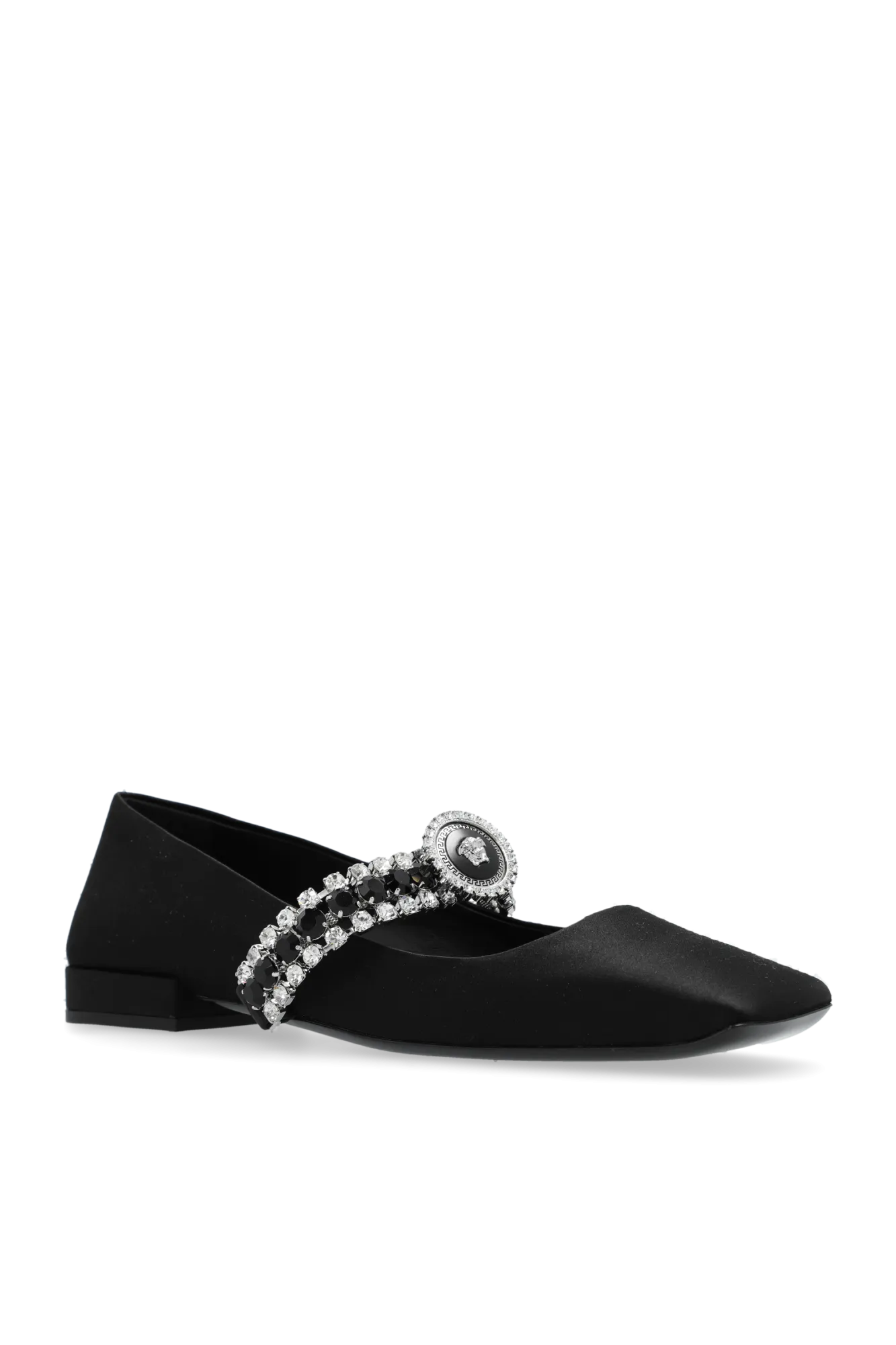 Versace Satin Ballerinas