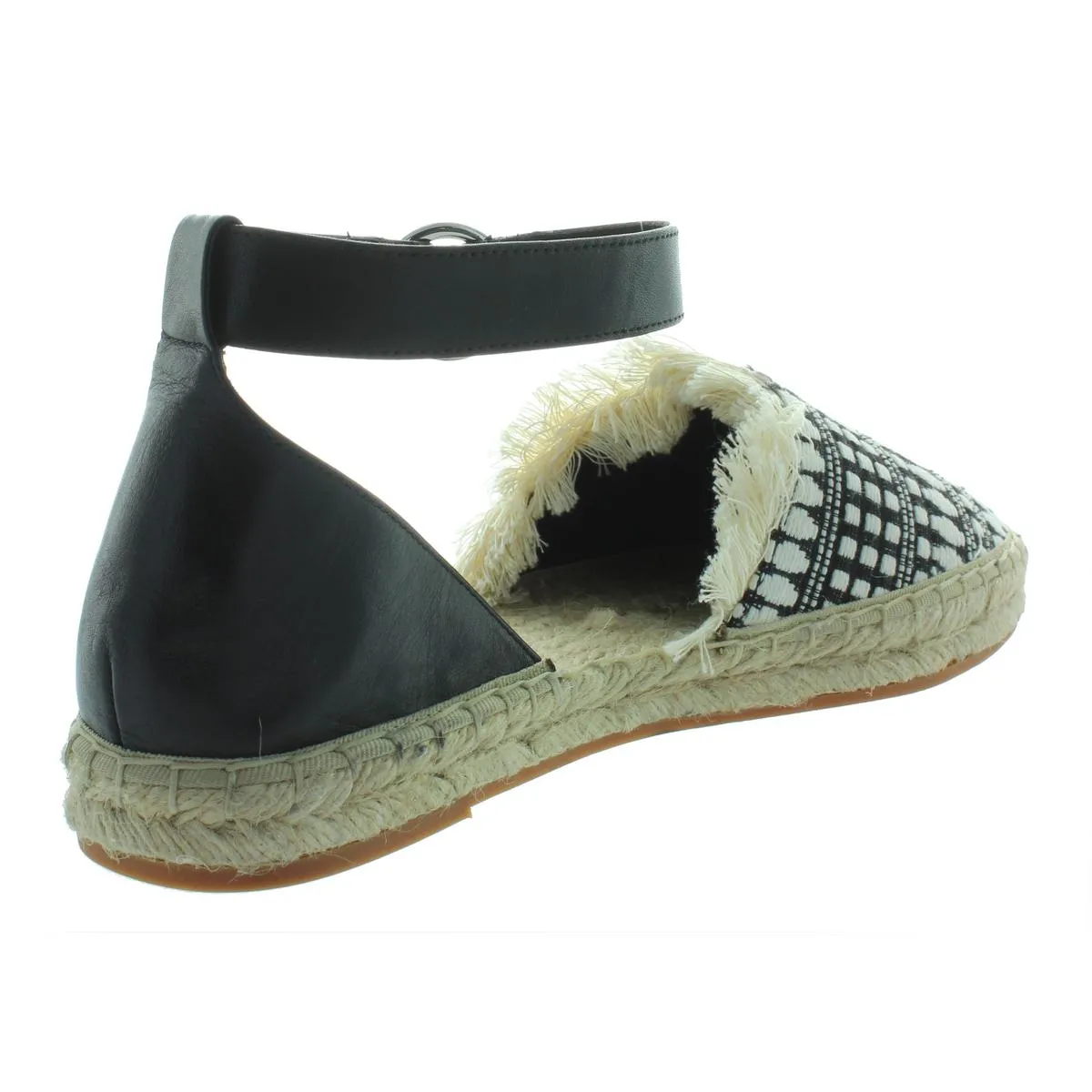 Vicky Womens Embroidered Ankle Strap Espadrilles