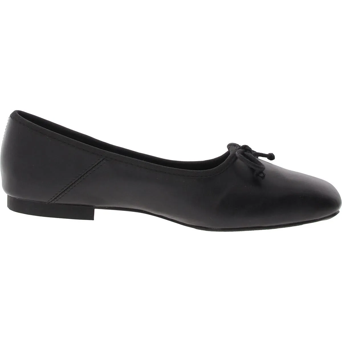 Vinyard Womens Embellished Faux Leather Ballet Flats