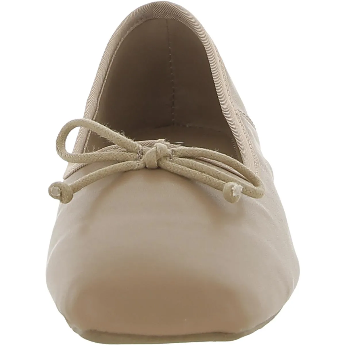 Vinyard Womens Embellished Faux Leather Ballet Flats