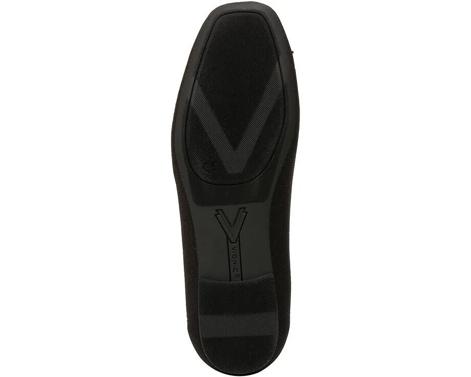 Vionic Klara Knit Skimmers Flat Women's US 6.5 Black Slip On Ballet Shoes FZP565