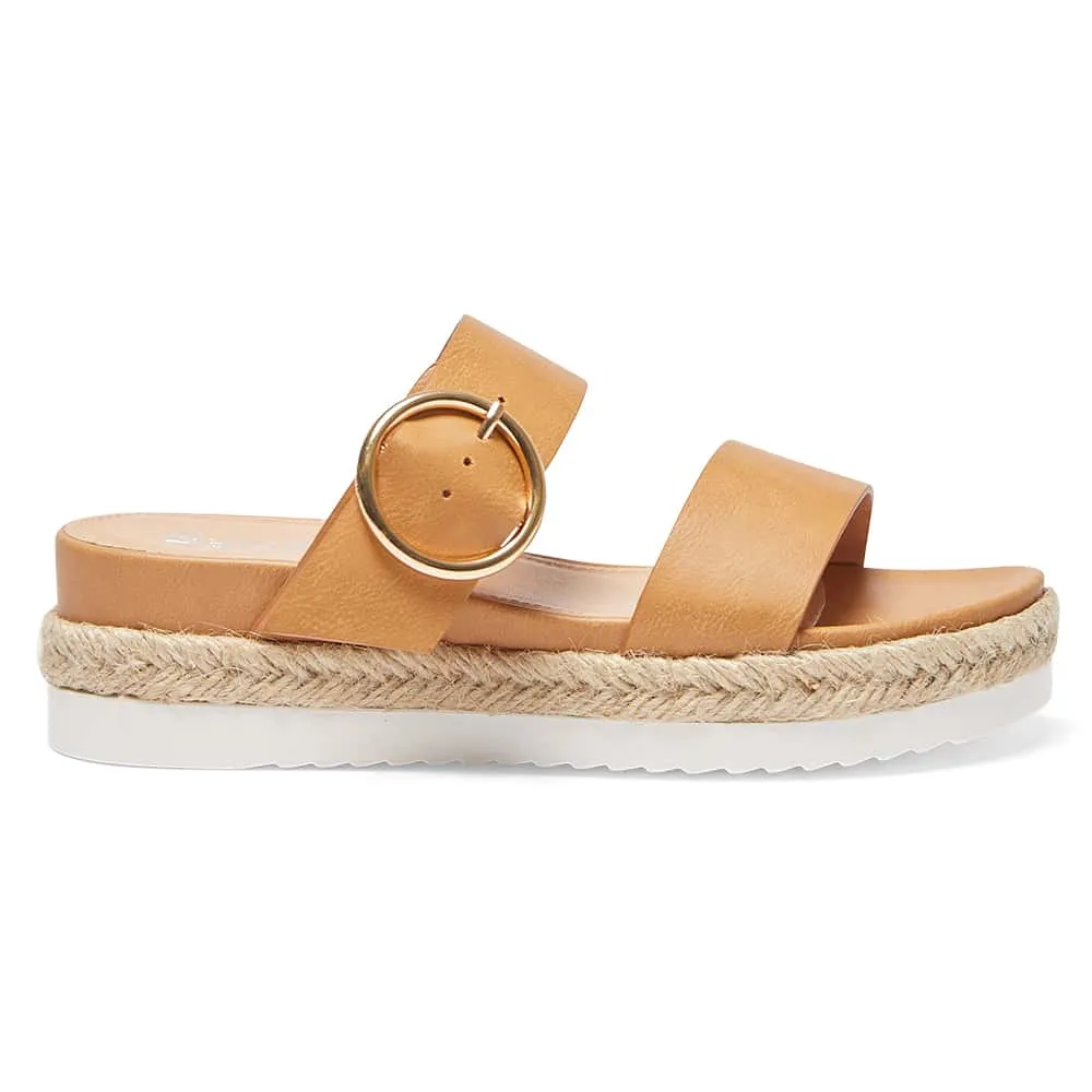 Warsaw Espadrille in Camel Smooth