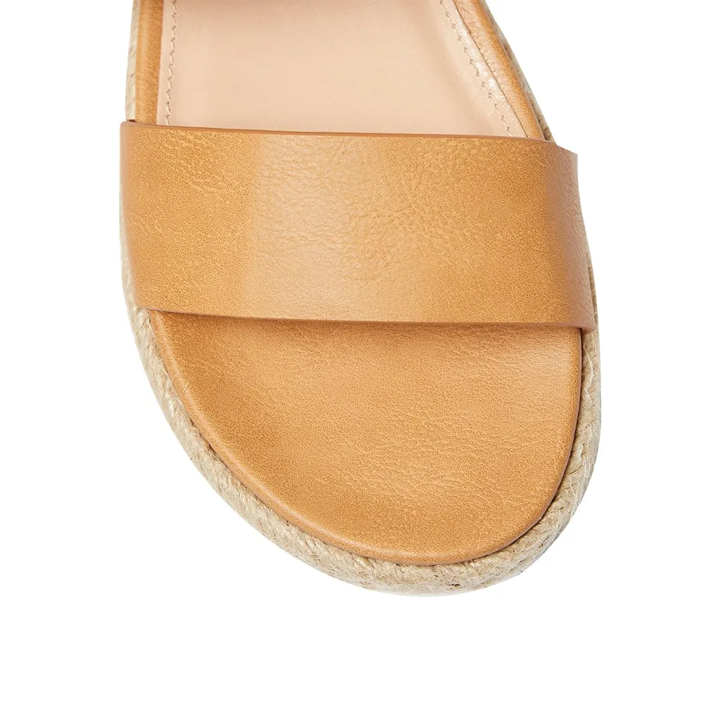 Warsaw Espadrille in Camel Smooth