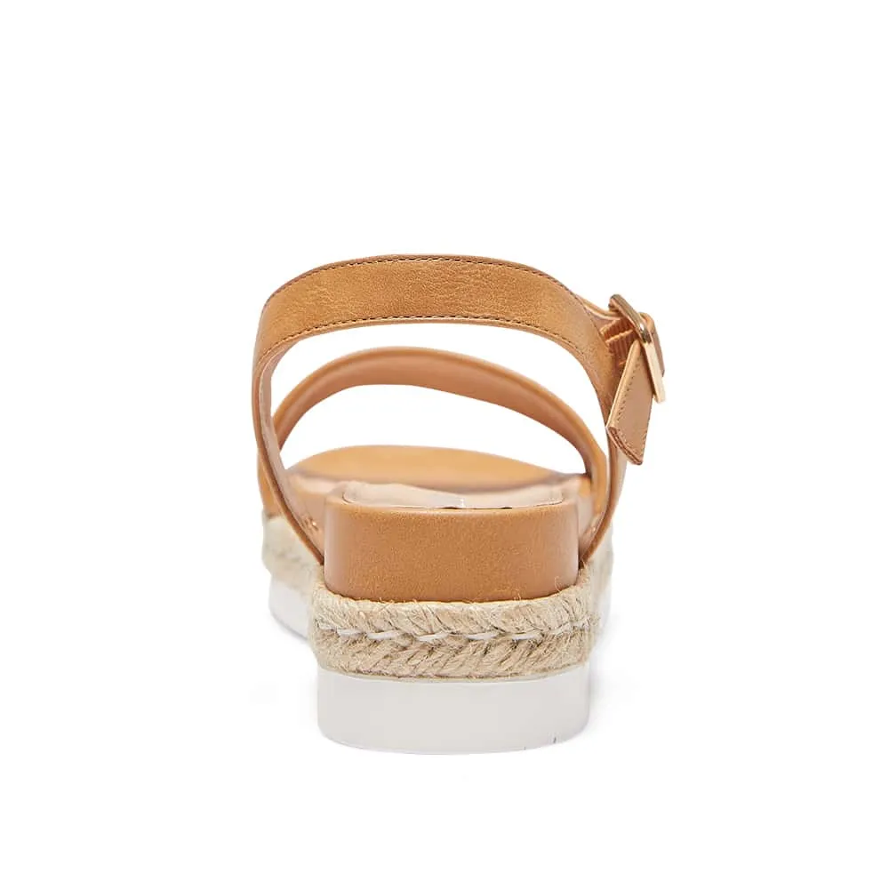 Wattle Espadrille in Camel