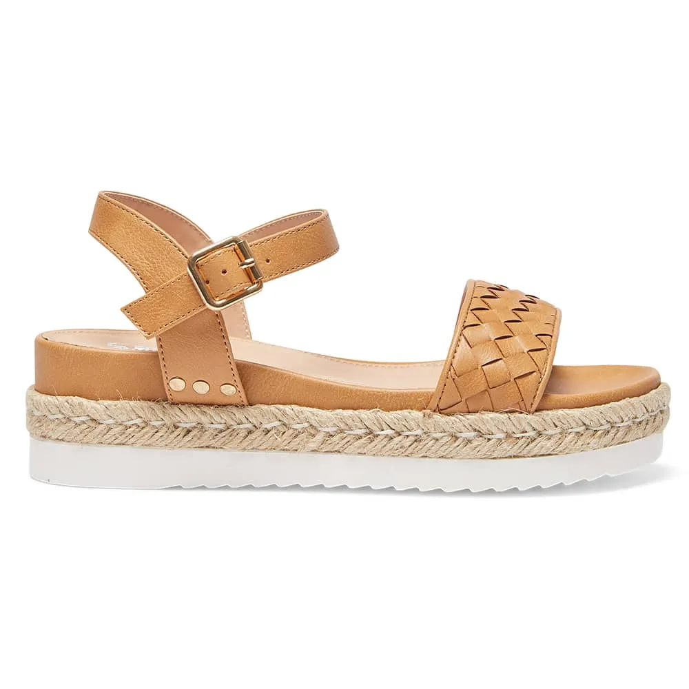 Wattle Espadrille in Camel