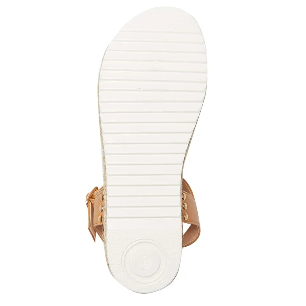 Wattle Espadrille in Camel