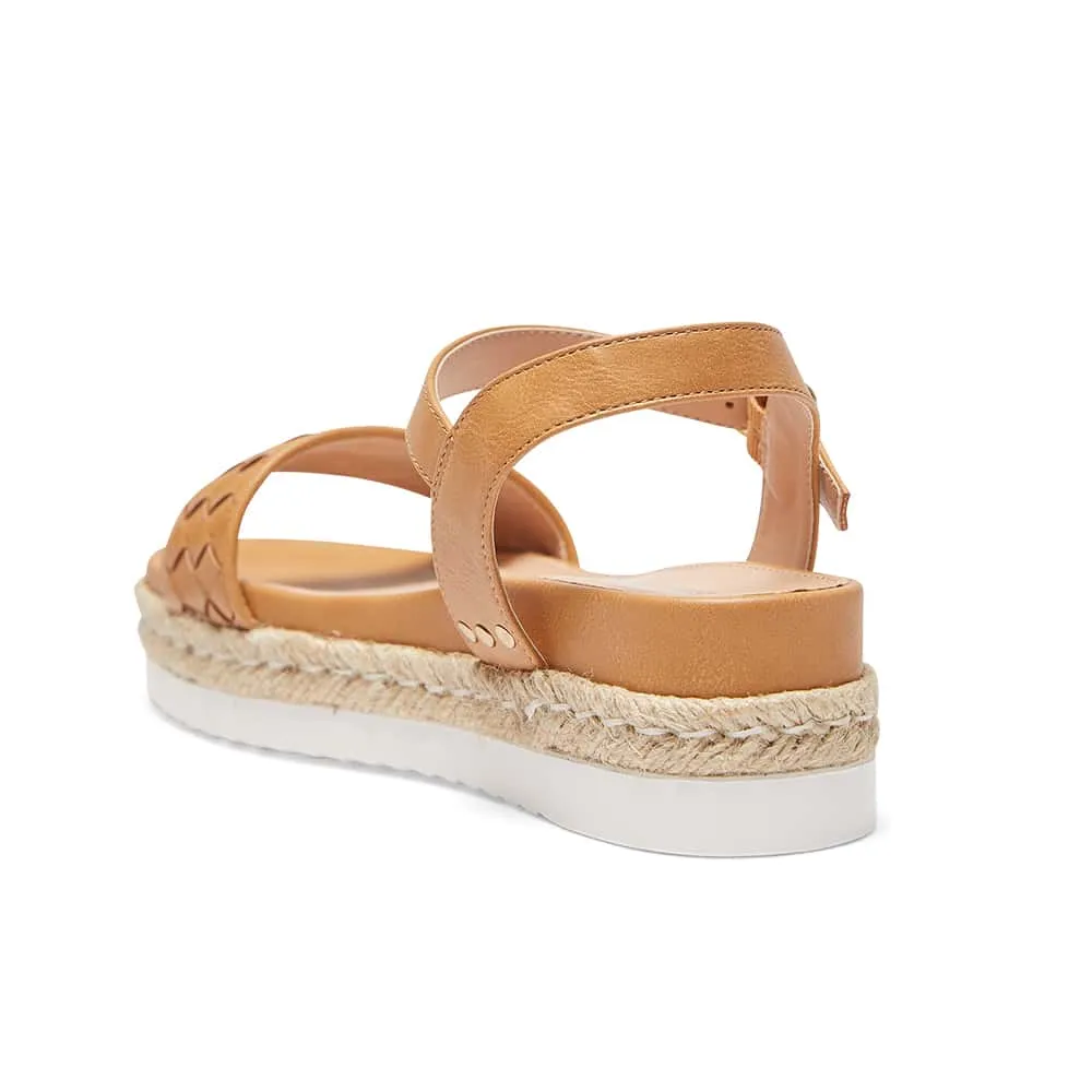 Wattle Espadrille in Camel