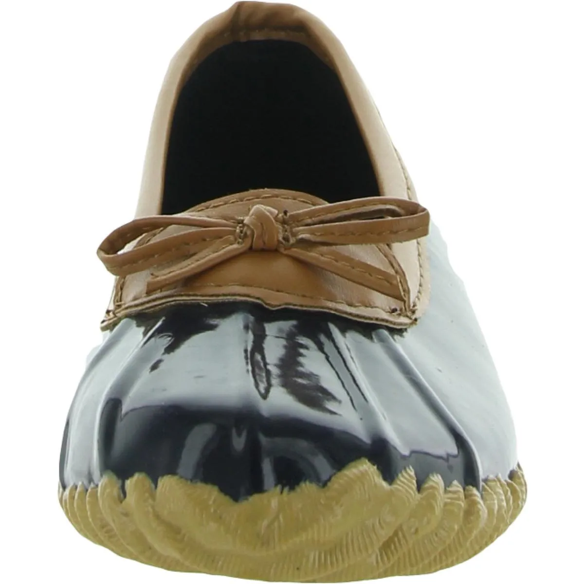 WEBSTER Womens Waterproof Shell Slip On Ballet Slippers