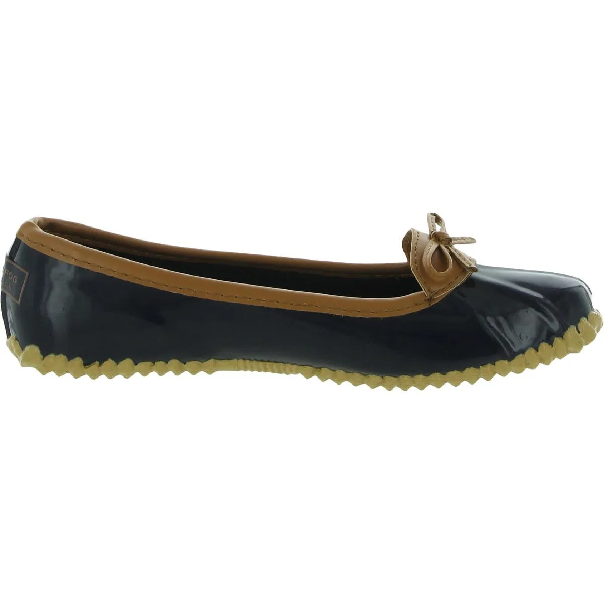 WEBSTER Womens Waterproof Shell Slip On Ballet Slippers