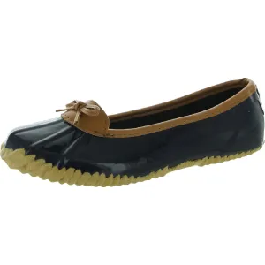 WEBSTER Womens Waterproof Shell Slip On Ballet Slippers