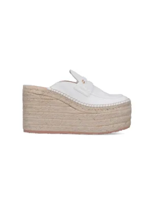 Wedge Espadrilles  White