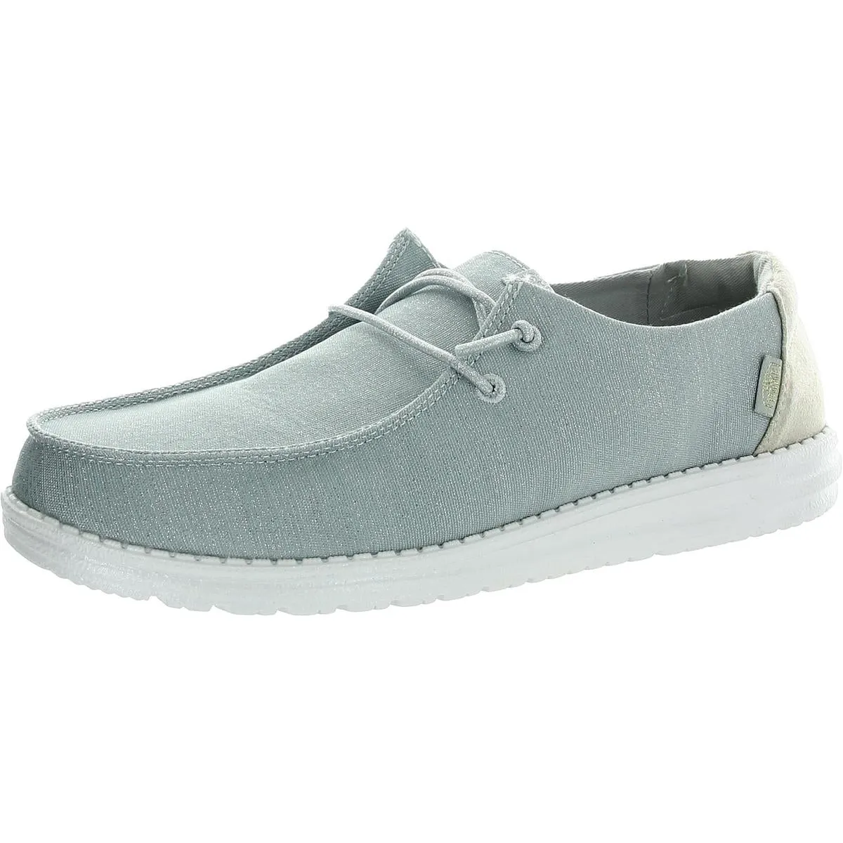 Wendy Glitter Womens Slip On Moc Toe Loafers