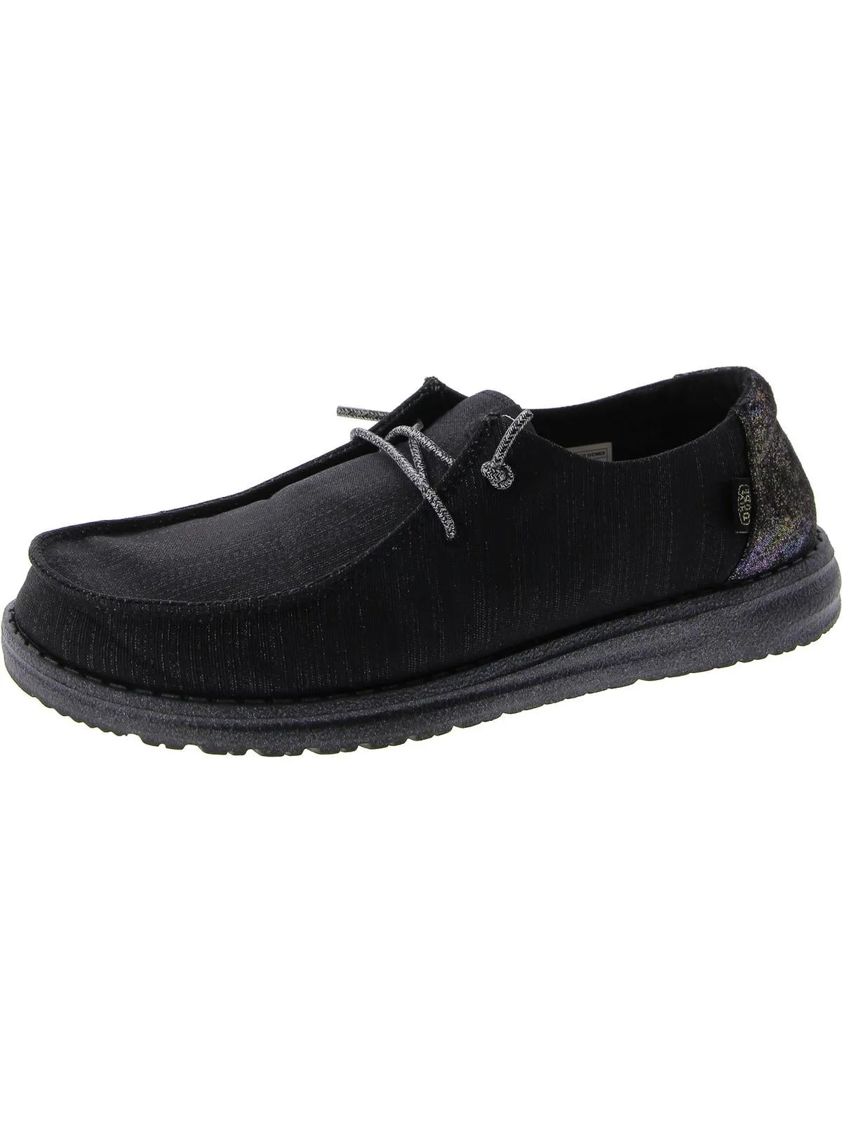 Wendy Glitter Womens Slip On Moc Toe Loafers