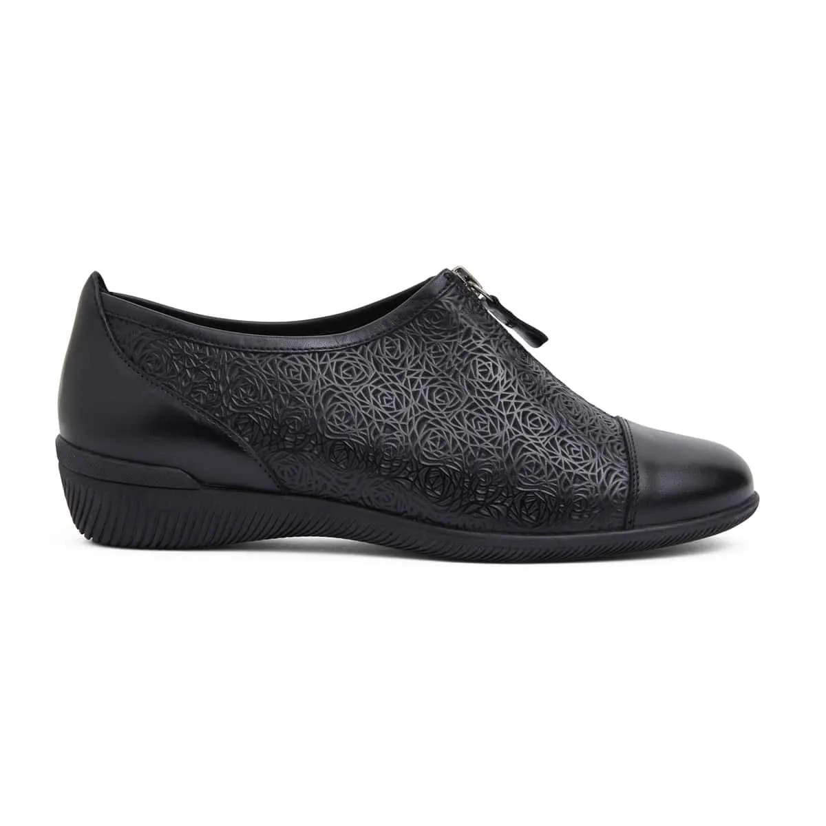 Wiley Brogue in Black Leather