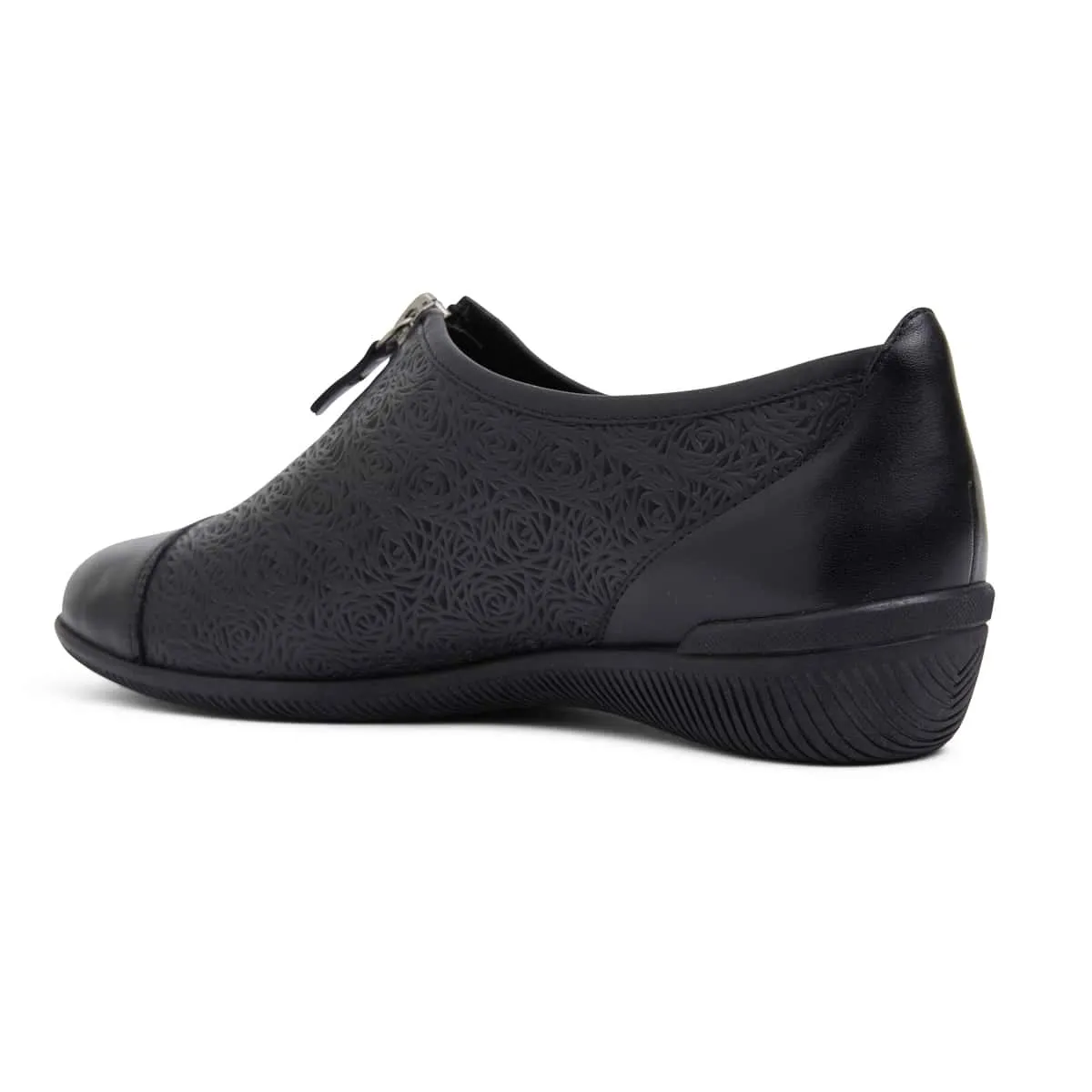 Wiley Brogue in Black Leather