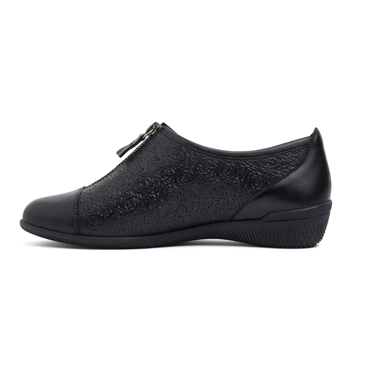 Wiley Brogue in Black Leather