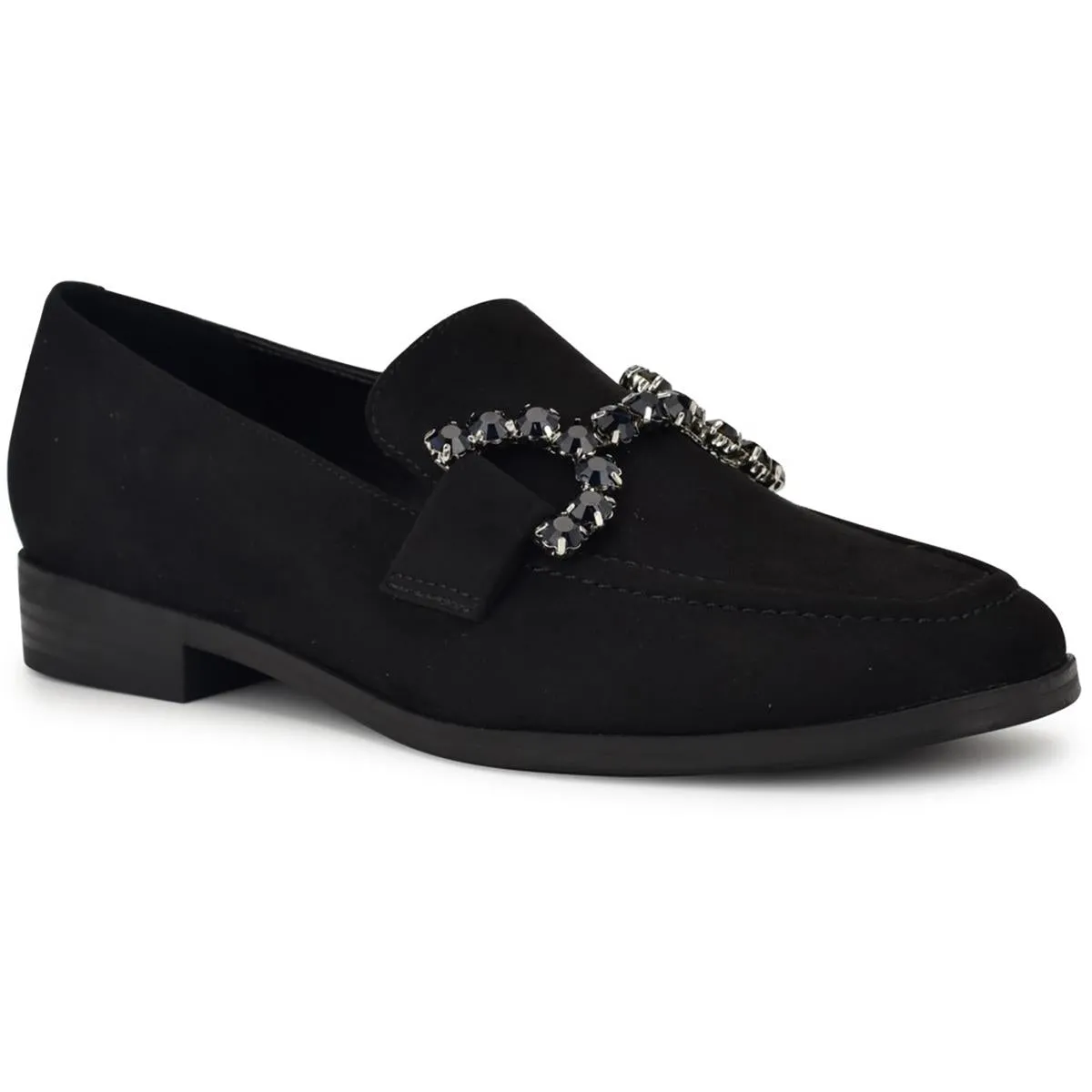 WNL1LPA2 Womens Embellished Manmade Loafers